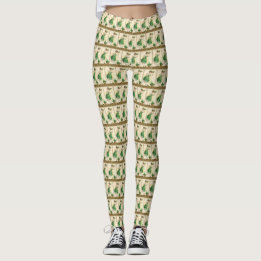 Top O The Mornin Irish Lass St. Pat's Day Leggings