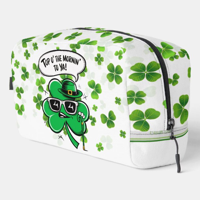 Top O' The Mornin' Shamrock Dopp Kit (Right Corner)