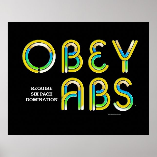 TOP Obey Abs Poster (Front)