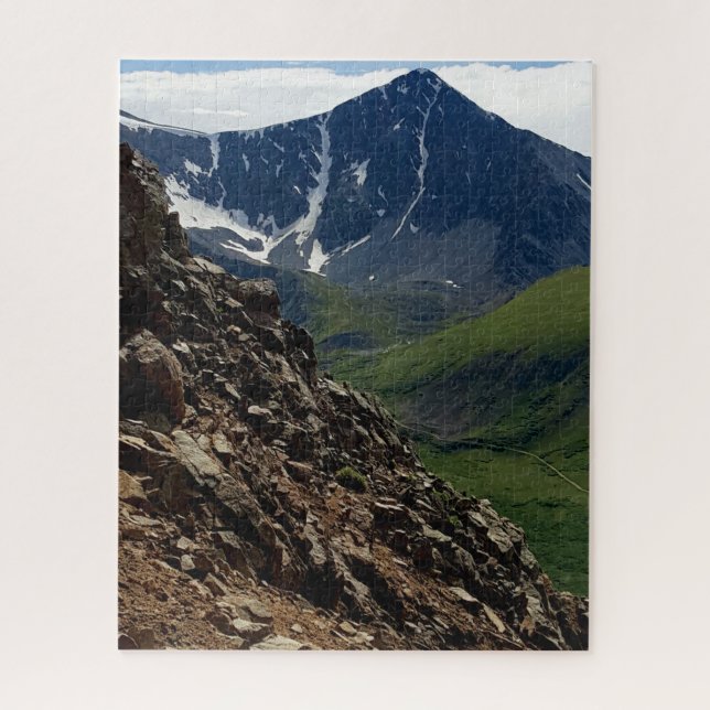 Top of Argentine Jigsaw Puzzle (Vertical)