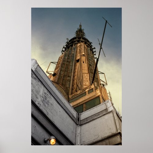 TOP of EMPIRE STATE BUILDING _ NEW YORK Poster