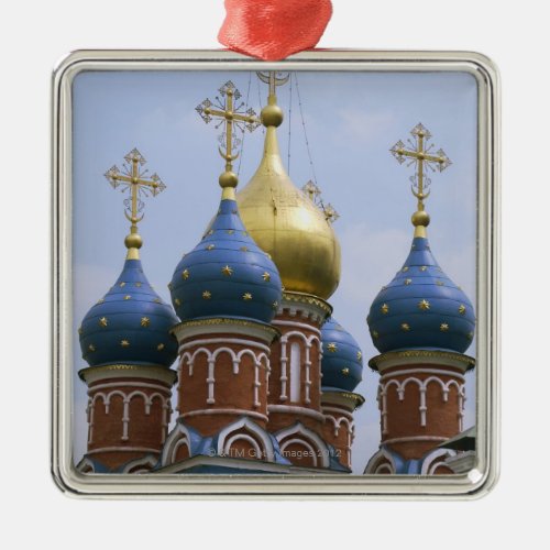 Top of Russian Orthodox Church in Russia Metal Ornament