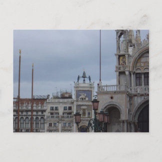 Top of the Clock Tower, St. Mark's Square, Venice Postcard