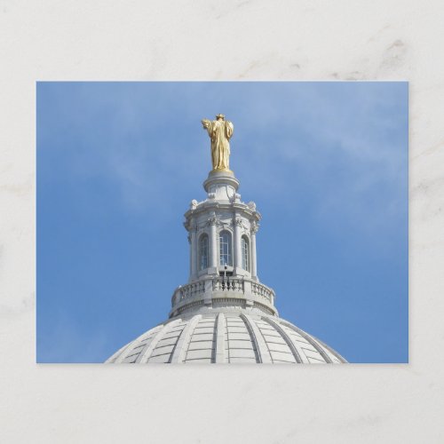 Top of the Madison Wisconsin State Capitol Postcard