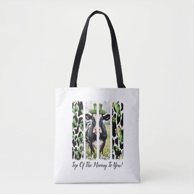 Top Of The Mooing To You Tote Bag (Front)