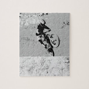 Top of the Mountain - Mountain Biker  Jigsaw Puzzle