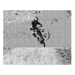 Top of the Mountain - Mountain Biker  Jigsaw Puzzle