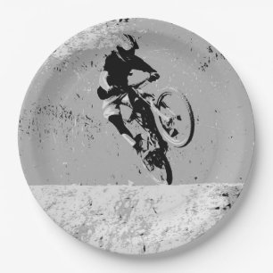  Top of the Mountain - Mountain Biker  Paper Plates