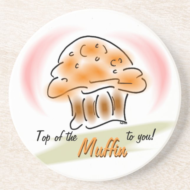 Top of the Muffin Coaster (Front)