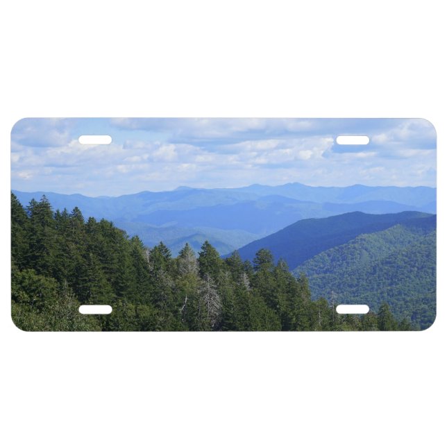 Top of the Smokies License Plate (Front)