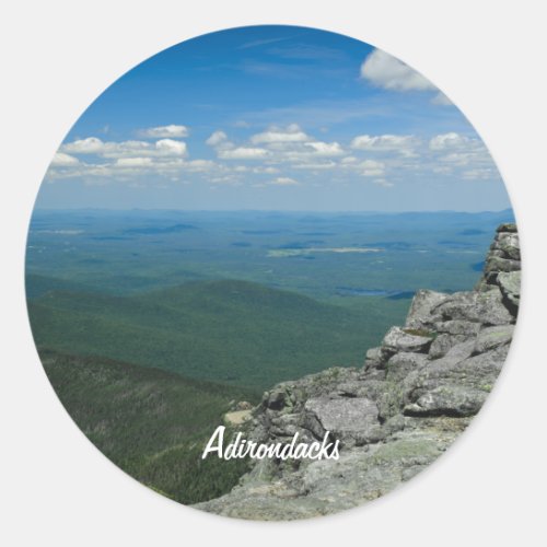 Top of Whiteface Mountain Adirondacks NY Classic Round Sticker