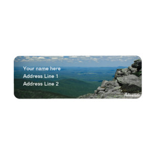 Top of Whiteface Mountain, Adirondacks, NY Label