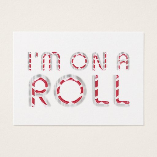 Customizable TOP On a Roll Business Card Template