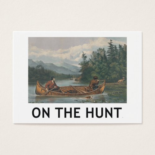 TOP On the Hunt Business Card Template