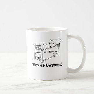 TOP OR BOTTOM COFFEE MUG