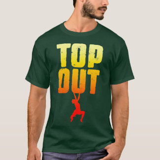 Top Out Rock Climbing Bouldering Funny Climber Boy