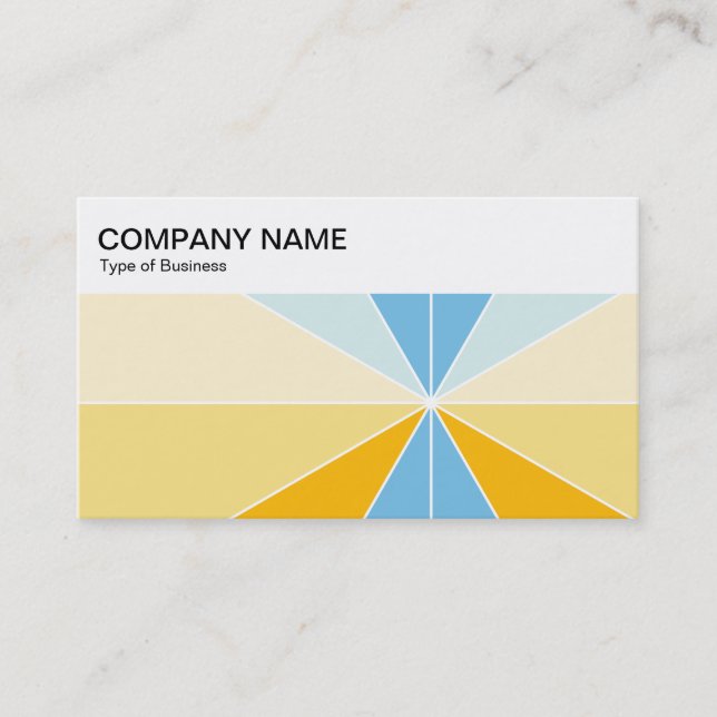 Top Panel - Color Segments 04 Business Card (Front)