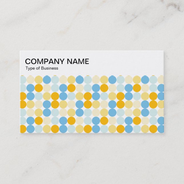 Top Panel - Color Spots 02 Business Card (Front)