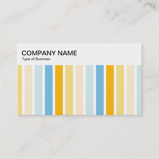 Top Panel - Color Stripes 02 Business Card (Front)