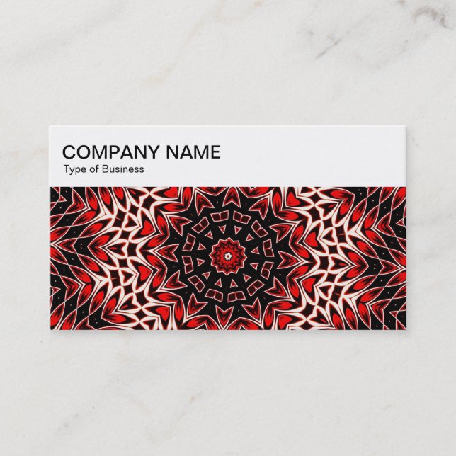 Top Panel - Kaleidoscopic 010 Business Card (Front)