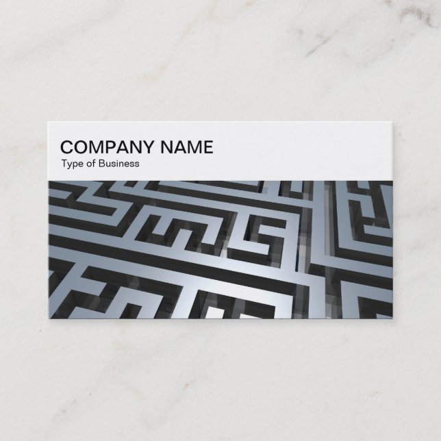Top Panel - Maze Business Card (Front)