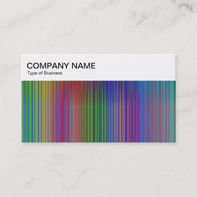 Top Panel - Spectrum Lines Business Card (Front)
