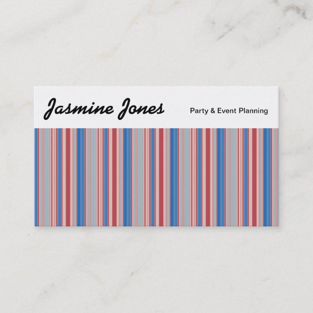 Top Panel - Stripes 310515 (013) Business Card (Front)