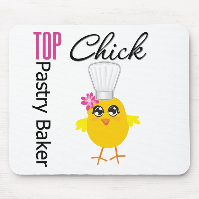 Top Pastry Chick Mouse Pad (Front)