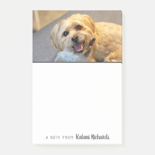 Top Photo Personalized Post-it Notes (Front)