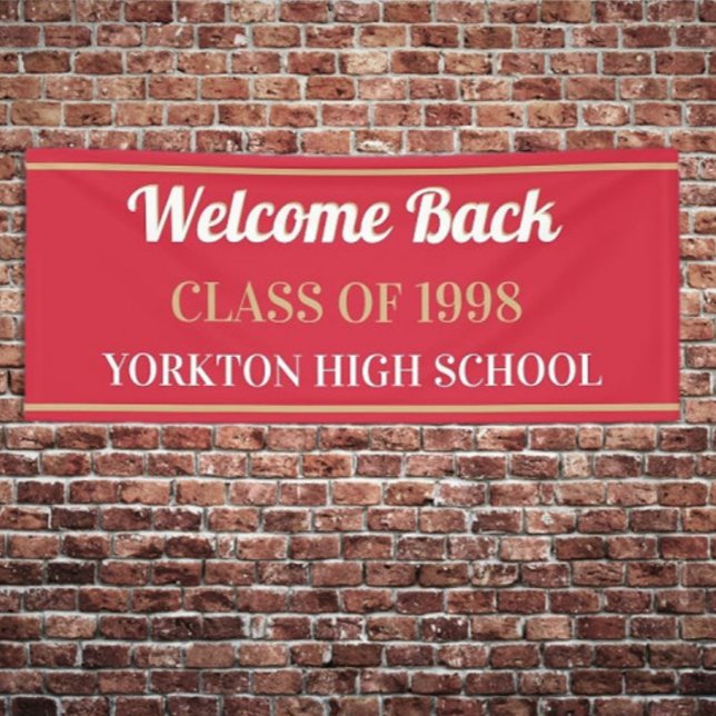 Top Pick! CUSTOM Class Reunion banner (Creator Uploaded)