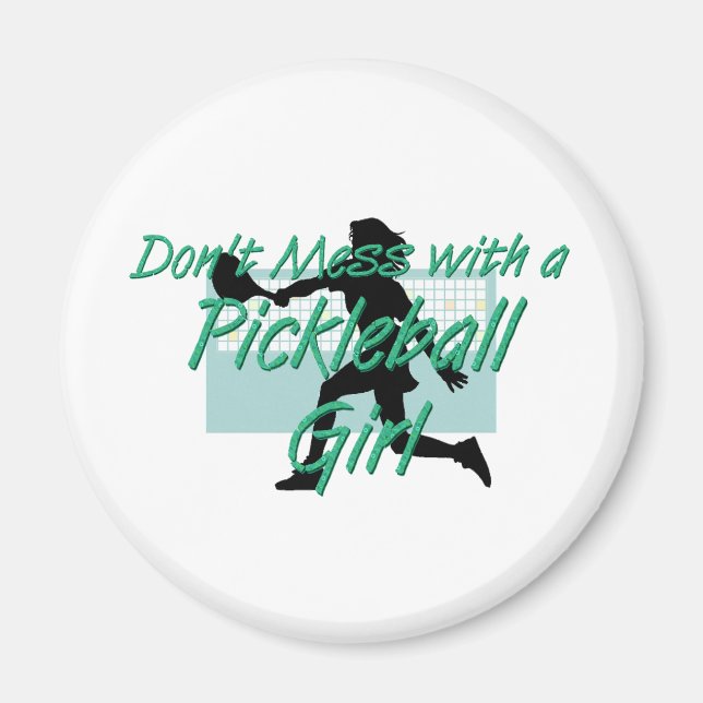 TOP Pickleball Girl DMW Magnets (Front)