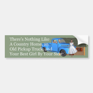 TOP Pickup Truck Bumper Sticker