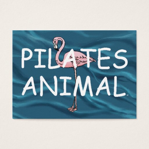 Customizable TOP Pilates Animal Business Cards