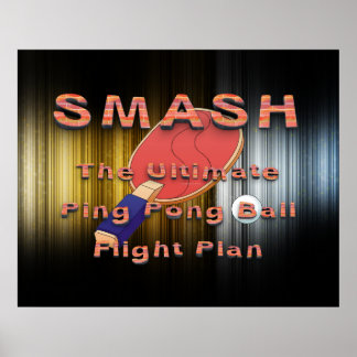 TOP Ping Pong Slogan Poster