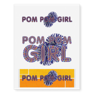 TOP Pom Pom Temporary Tattoos
