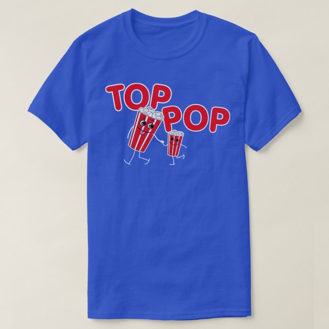 Top Pop Fathers Day Gift Dad Birthday Corny Joke L (Design Front)