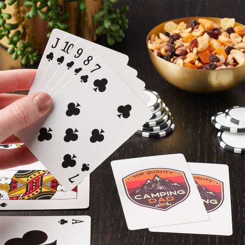 Top Quality Camping Dad Playing Cards