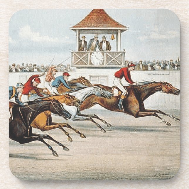 TOP Race to Victory Beverage Coaster (Front)