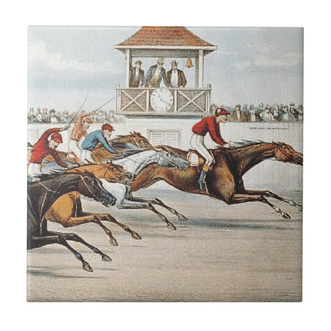 TOP Race to Victory Ceramic Tile (Front)