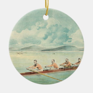 TOP Rower Ceramic Ornament