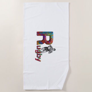 TOP Rugby Beach Towel