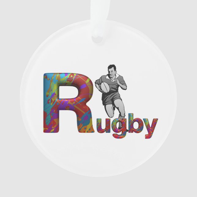 TOP Rugby Ornament (Front)