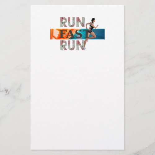 TOP Run Fast Run Stationery