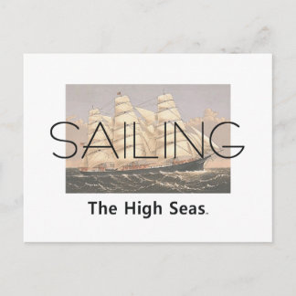 TOP Sailing Seas Postcard