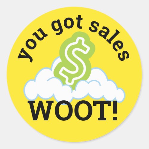Top sales employee recognition stickers