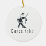 TOP Salsa Dance Ceramic Ornament