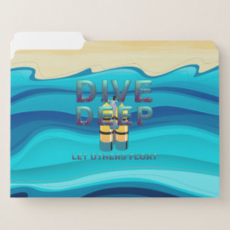 TOP Scuba Diving File Folder