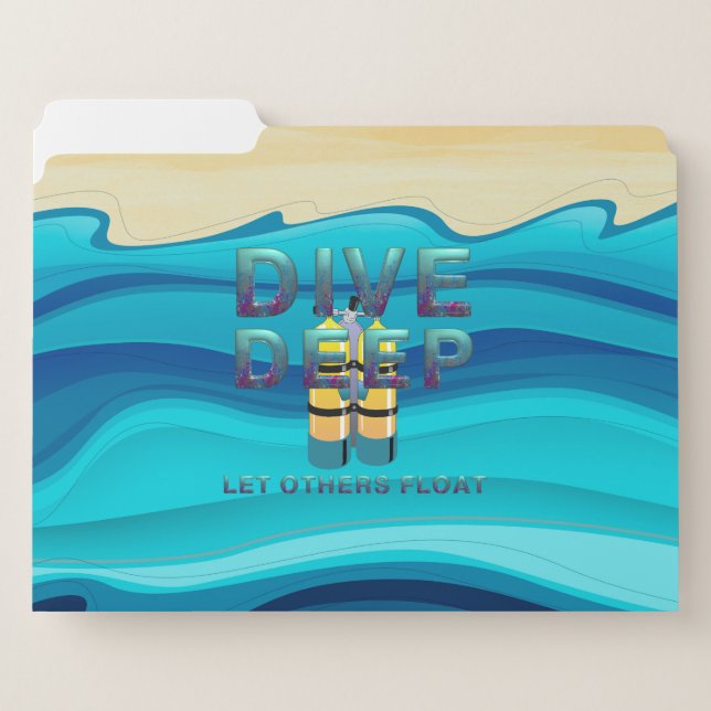 TOP Scuba Diving File Folder (Front Left)