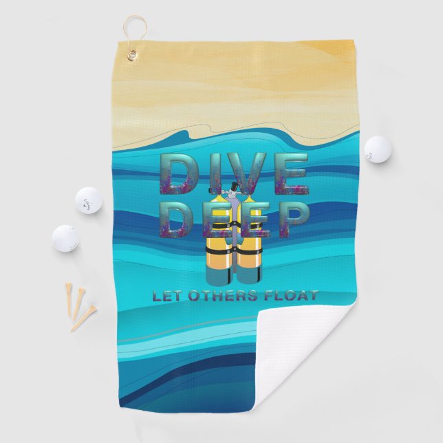 TOP Scuba Diving Golf Towel (InSitu)