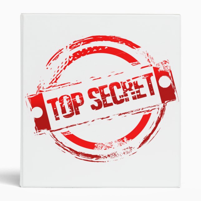 Top Secret Binder (Front)